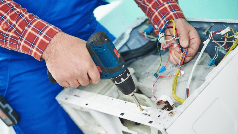 Kızılcahamam Mdv Mdv çamaşır makinesi kart tamiri – Su almama arızası orijinal parça ile giderildi. - Teknik servis örneği